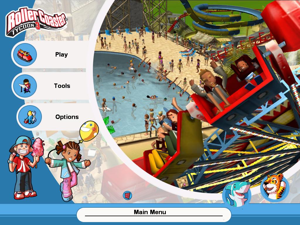 wooden roller coaster theme park tycoon 2