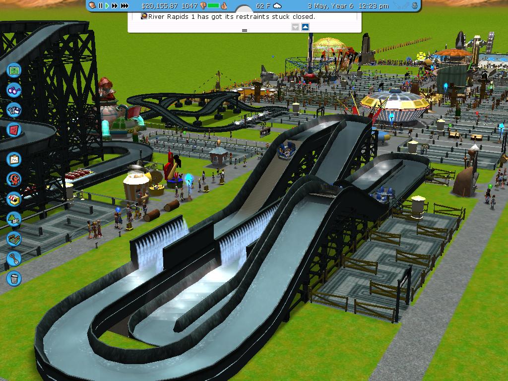 rollercoaster tycoon deluxe water rides