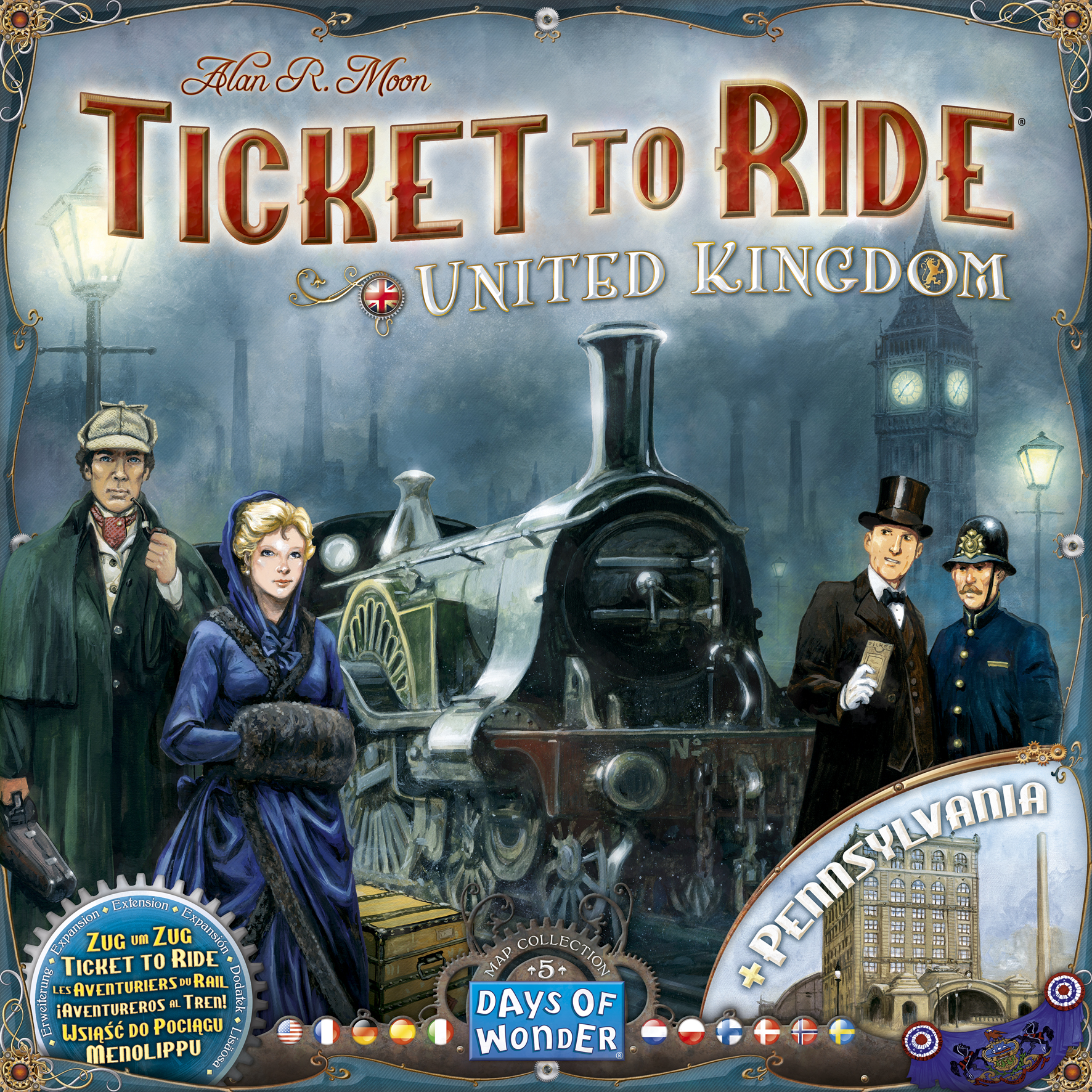 ticket to ride map